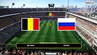 PES 2019 | Belgium vs Russia | New SQUAD March 2019 | Gameplay PC