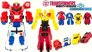 Transformers Combiner Force Robots In Disguise Optimus Prime Jouet Toy Review