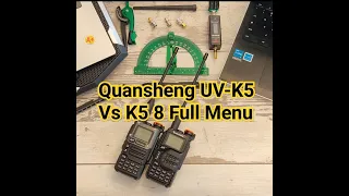 Quansheng UV-K5 Vs K5 8 Full Menu / Español