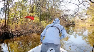 Taking a RISK in Unknown Tight Creeks! *RARE Catch?*