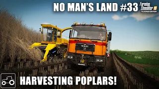 Harvesting Poplars & Cultivating Fields - No Man's Land #33 Farming Simulator 19 Timelapse