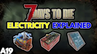 How to Use Electricity in 7 Days to Die [Alpha 19]