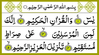 SURAH YASIN(YASEEN) FULL | SURAH YASEEN WITH ARABIC TEXT(HD) | QURAN TILAWAT SURAH YASEEN | سوره يسن