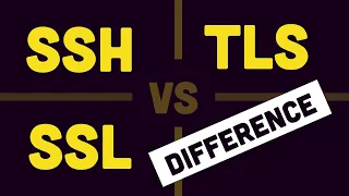 SSH vs TLS vs SSL