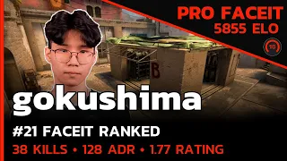 5800 ELO gokushima DOMINATES MIRAGE with 38 KILLS!🔥 (MIRAGE) FACEIT LVL 10 / CSGO POV / Aug 6, 2023