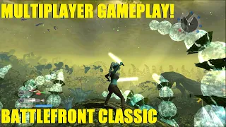 Obi Wan Kenobi defending Kamino! MULTIPLAYER in The Battlefront classic collection! Server Issues!