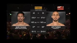 Pacquiao vs Keith Thurman Full Fight