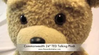 Commonwealth 24" TED "PG" (Green Tag "R") Rated Talking Plush Teddy Bear REVIEW!!!