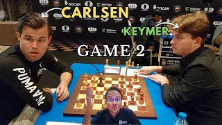 Magnus Carlsen just couldn't believe what happened there | Carlsen vs Keymer | World Cup 2023