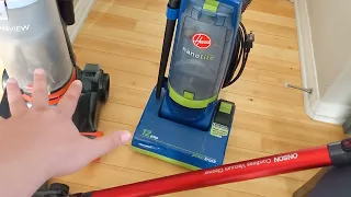 Comparing corded up right vacuum vs cordless stick vacuum.  (Power & Durability) vs Convenience