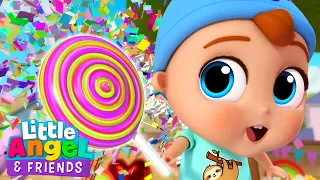 Lollipop Color Song with Baby John | @LittleAngel And Friends Kid Songs