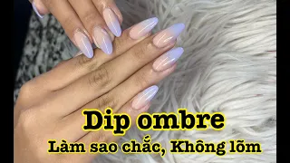 Dip ombre cho anh chị chưa biết làm | Nail art designs 2023 | nail tutorial