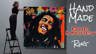 I made a CUSTOM BOB MARLEY RUG! (TUFTING STEP BY STEP GUIDE)