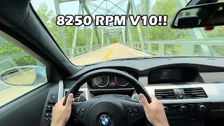 POV DRIVE: STOCK BMW E60 M5 (V10 507HP)