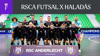 HIGHLIGHTS Futsal Champions League: RSCA Futsal - Haladás | 2023-2024