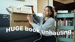 HUGE book unhaul 🎧📚✨ getting rid of all the books I hated last year