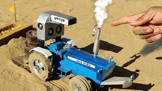 Mini Tractor Science Technology || how to make tractor remote control || @SukhbirSkill