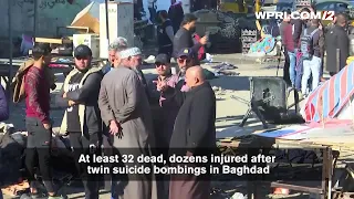 VIDEO NOW: At least 32 dead, dozens injured in twin suicide bombings in Baghdad