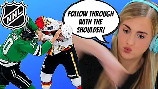 Irish Girl Rugby Coach Watches Biggest NHL Ice Hockey Hits For the first Time