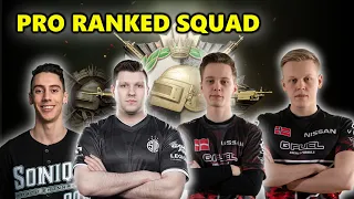 PUBG RANKED - TSM Fexx, TGLTN, FaZe Gustav & Aitzy - PRO RANKED SQUAD