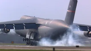 C-5M Super Galaxy (RCH603) makes emergency landing into RAF Mildenhall