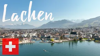 LACHEN am Zürichsee von oben [4K|60fps]