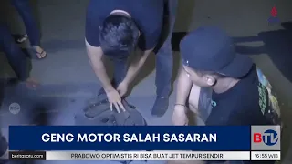 Begini Jadinya Saat Genk Motor Salah Sasaran Menyerang Personel Polisi