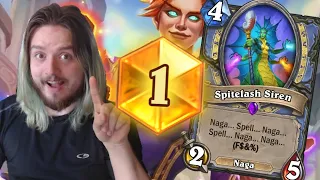 RANK 1 LEGEND NAGA MAGE! | The BEST DECK in Hearthstone is ALSO THE MOST CHALLENGING! | INSANE OTKS!