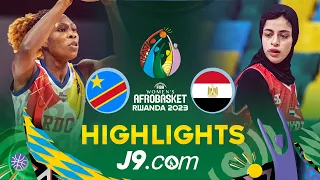 Congo DR 🇨🇩 v Egypt 🇪🇬 | Group Phase | J9 Highlights | FIBA Women's Afrobasket 2023