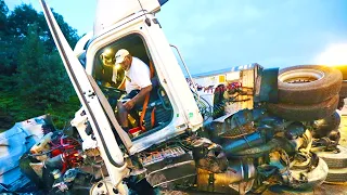 Total Idiot At Work Fail - Bad Day At Work - Stupid Driver Truck & Car Crash Compilation 2023