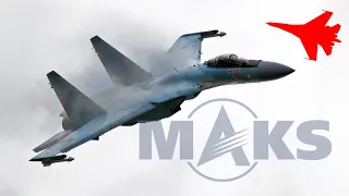 SU-35 BENDING PHYSICS... YET AGAIN!! ✈️ MAKS 2017 [Remastered]