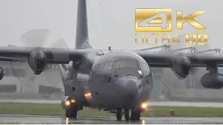 (4K) Lockheed C-130E Hercules Polish Air Force departure at Airpower 2022 Zeltweg LOXZ