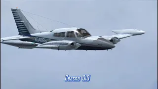 Adventure Flying in the Aircraft Cessna 310