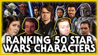 50 STAR WARS CHARACTERS RANKED! | Star Wars | Clone Wars | Disney+