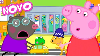 Peppa Pig Português Brasil | Fuga da Prisão de Brinquedos | NOVO Contos da Peppa Pig