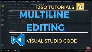 Multiline editing in Visual Studio Code