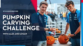 Alex and Logan CARVE PUMPKINS! 🎃 | Williams Racing