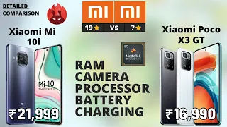 Xiaomi Poco X3 GT vs Xiaomi Mi 10i | Poco X3 GT vs Mi 10i