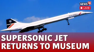 Supersonic Jet At New York Museum LIVE | Concorde Supersonic Jet Returns New York's Intrepid Museum