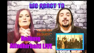 Heilung - Alfadhirhaiti LIVE (First Time Couples React)