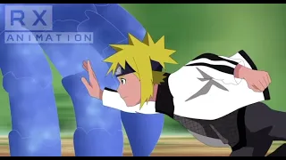 Minato vs Fugaku Final Chunin Exam Minato (1990)