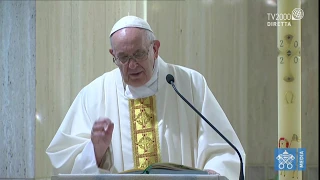 Papa Francesco, omelia a Santa Marta del 18 aprile 2020
