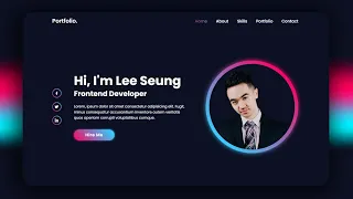 Personal Portfolio Website using HTML & CSS Only | How to Create Personal Website