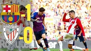 Barcelona vs Athletic Bilbao 1-0 || Goals & extended highlights