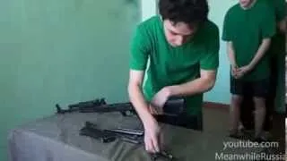 ▶ AK 74  Fast Assembly & Disassembly In Russian School   YouTube 360p Meanwhile in Russia