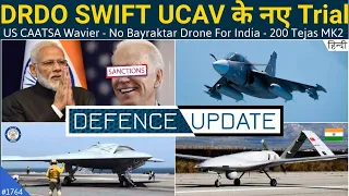 Defence Updates #1764 - Mangolia Tejas Gift, SWIFT UCAV, Tejas MK2 Squadron, No Bayraktar For India