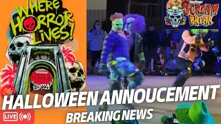 LIVE Six Flags SCREAM Break Spring Final Weekend Halloween Long Beach Horror Nights HHN Stream