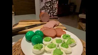 DIY How to Make Green Eggs and Ham-Dr. Seuss Tribute