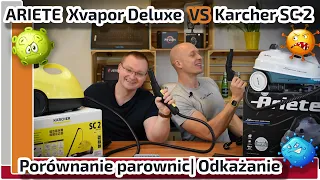 Parownica ARIETE Xvapor Deluxe 4146 🆚 Karcher SC 2 EasyFix - Test, porównanie | Odkażanie 🧼🔫🦠