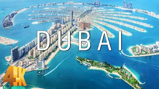 FLYING OVER DUBAI (4K UHD) - Soothing Piano Music With Scenic Relaxation Film For Stress Relief